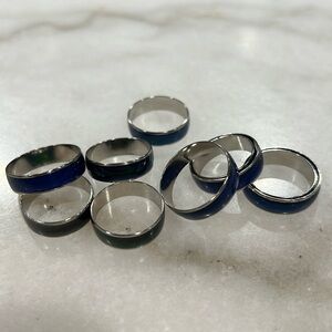 10PC Color Changing Mood Ring Set